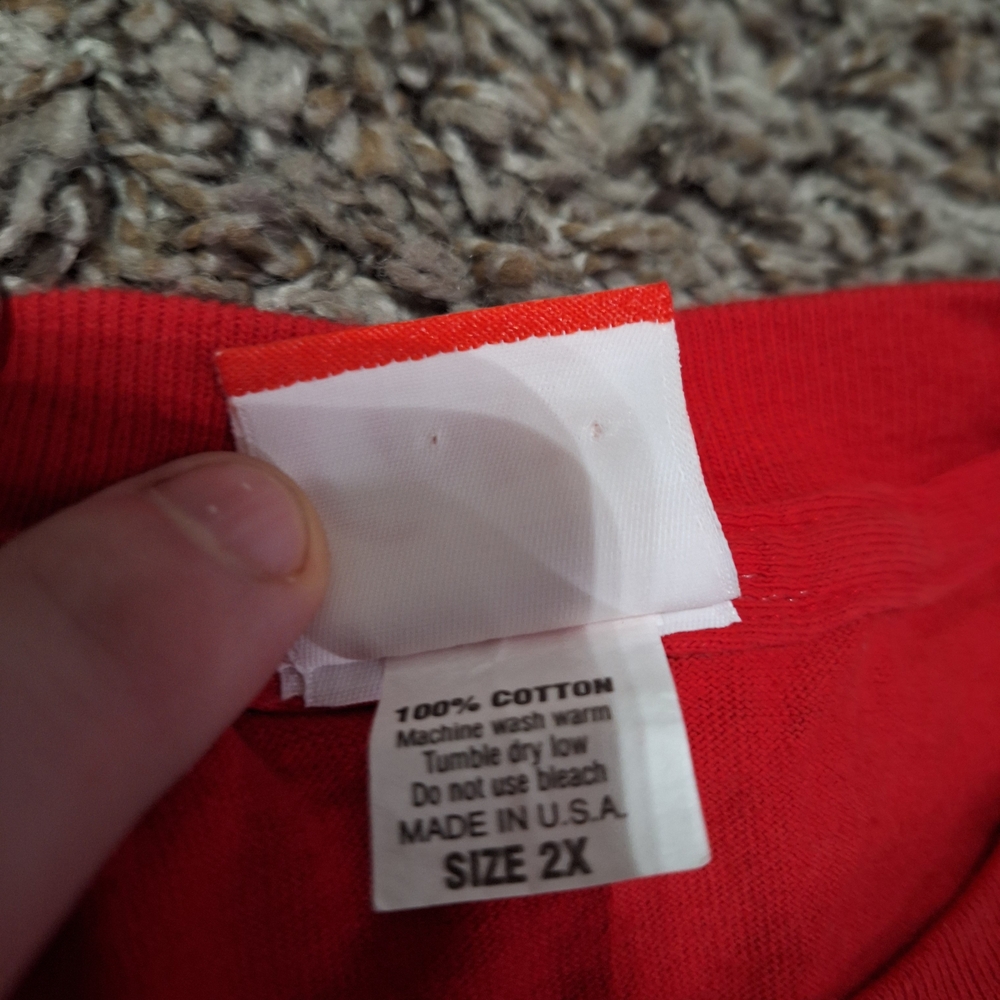 Coca-Cola T-Shirt Men's Big & Tall Red Vintage T-Shirt Size "XXL" - Picture 4 of 6